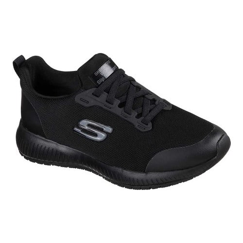 white skechers slip on shoes