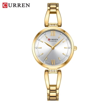 MASTOP Women's Two-Tone Stainless Steel Watch - Fashion Elegant With Rhinestones, Japanese Quartz, Water Resistant 3 ATM
