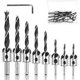 thumbnail image 1 of Brocas para Carpintería ZHAOCHENG 8 Piezas con Avellanador y Llave Hexagonal 3 a 10 mm, 1 of 5