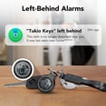 thumbnail image 6 of Bluetooth Tracker, Smart Air Tracker Tags-1 Pack, Key Finder and Item Locator Works with Find My (iOS Only), with Protective Case/Key Ring/Lanyard, Tracker Tag for Keys/Luggage/Wallet, etc., 6 of 10
