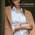 thumbnail image 6 of Women Watch Fashion Ladies Dress Analog Quartz Watch Classic Leather Strap Watch for Woman 3ATM Waterproof Female Wrist Watch, 6 of 7