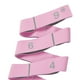 thumbnail image 3 of Correa elástica de yoga con múltiples bucles para ejercicios de gimnasio, banda de resistencia, correa de estiramiento para Rosado, 3 of 3