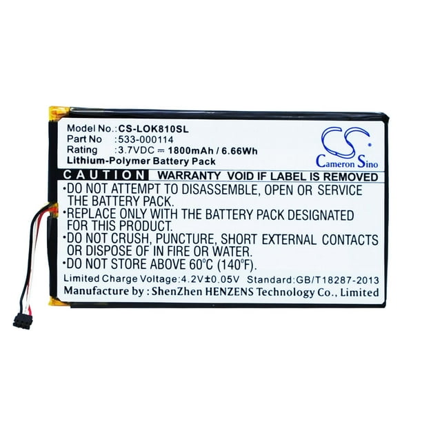 Replacement Battery For Logitech 3.7v 1800mAh / 6.66Wh Keyboard Battery