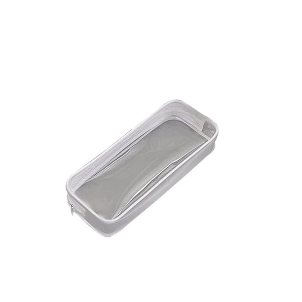 Yhmxh Organizadores y almacenamiento Estuche transparente con cremallera para lápices, bolsa portátil para guardar artículos de tocador y maquillaje. Almacenamiento de ducha