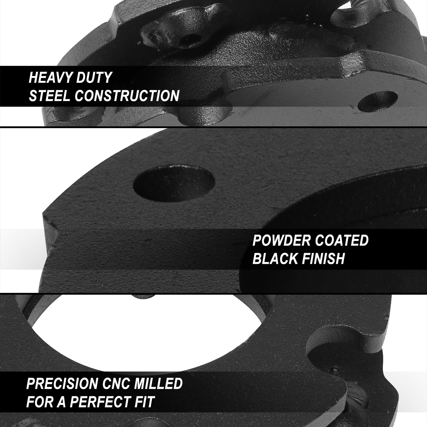 DNA Motoring FLLK-CH-F-011 For 2015-2022 Colorado Canyon Carbon Steel Front Upper Mount Style 2" Lift Kit Spacers