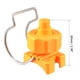 thumbnail image 2 of Uxcell 1-1/2" Boquilla de rociado de cono completo con abrazadera de ventilador plano ajustable de bola de plástico amarilla 1 pieza, 2 of 5