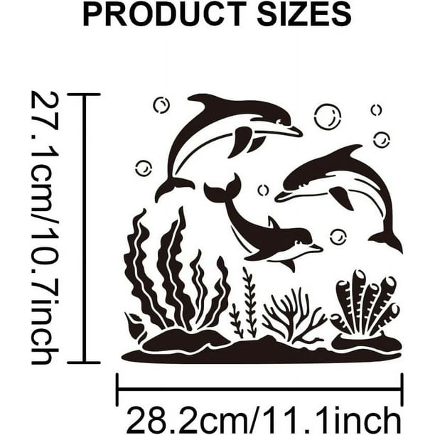 Fingerinspire Plantilla De Pintura De Delfines, Papel Pintad