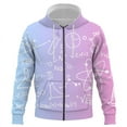 thumbnail image 1 of Sudadera con capucha y cremallera para hombre, con estampado 3D de fórmula química, estilo Harajuku, ropa de calle, primavera y otoño, talla 4XL, 1 of 6