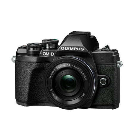 Olympus Digital Camera Skin - Olympus OM-D E-M10 Mark III Mirrorless Micro Four Thirds Digital Camera with 14-42mm EZ Lens (Black)