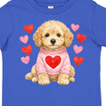 thumbnail image 4 of Inktastic Cute Golden Doodle Puppy Heart Valentine's Day Boys or Girls Toddler T-Shirt, 4 of 5