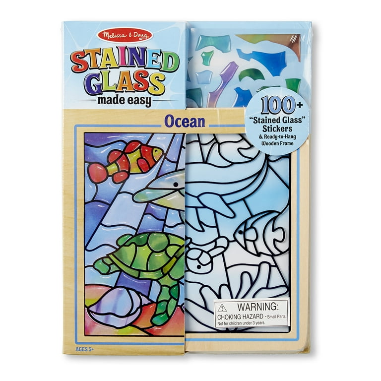Melissa and doug stained glass coloring pad 2025