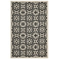 thumbnail image 3 of Modway Ariana 108x143.5" Floral Trellis Polypropylene Area Rug in Black/Beige, 3 of 5