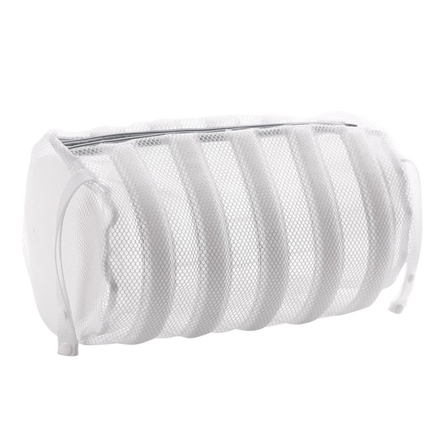 Bolsas para lavar zapatos, bolsa de malla con cremallera para la colada, bolsa cilíndrica, bolsa organizadora para viajes