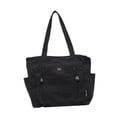 thumbnail image 3 of Bolso tote de lona, ​​bolso de fin de semana moderno, bolso cruzado para ir de compras, bolso de viaje para mujer. Negro, 3 of 7