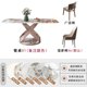 thumbnail image 4 of Outdoor Modern Dining Tables Desk Hallway Conference Luxury Restaurant Dining Tables Hotel Mesas De Jantar Furniture WJ20XP My Lux Decor Round, 4 of 6