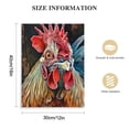 thumbnail image 2 of Nawypu Room Decor Farm Animal Painting 1 Panel Framhouse Chicken Canvas Wall Art Funny Rooster Modern Artwork Home Decor for Kitchen Framed Gallery-Wrapped Ready to Hang, 2 of 5