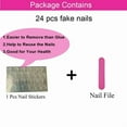 thumbnail image 5 of 96 Pcs Press on Nails - Glitter French Manicure Set, Y2K Style Fake Nails for Girls, Sweet & Cool Ins Trend, 5 of 6