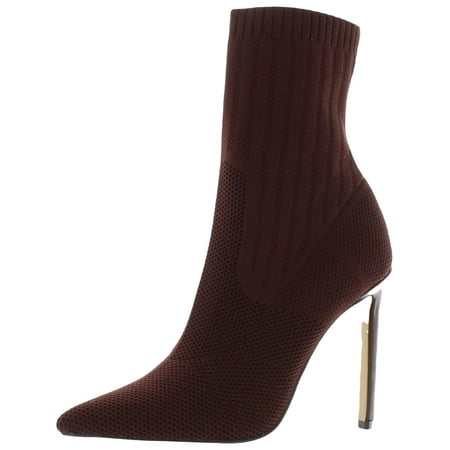 

Steve Madden Womens Discreet Knit Pointed Toe Ankle Boots