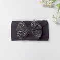 thumbnail image 2 of Qopobobo Headbands For Girls Baby Girls Headbands Soft Stretchy Nylon Hair Bands Hair Accessories Bows for Newborn Baby Girls Black,One Size, 2 of 3