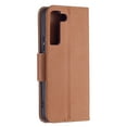 thumbnail image 2 of Allytech Galaxy S22 Case, Wallet Case for Galaxy S22, PU Leather with Lanyard Kickstand Shockproof Wrist Strap Shock Absorption Cards Holder Wallet Case Cover for Samsung Galaxy S22, Brown, 2 of 5