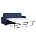 thumbnail image 3 of Lifestyle Solutions Jenson Traditional Sofa with Sleeper, Navy Blue Fabric, 3 of 8