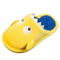 thumbnail image 3 of yocbz Toddler Boy Slippers Toddler Winter Slippers Soft Indoor Slippers for Girls & Boys Yellow,Size for US 15, 3 of 5