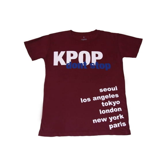 K-Pop Chemise de Ville, Marron Large