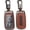 Short Keychain Brown, variant on Key Fob Cover Compatible with Dodge Ram 1500 Limited 2500 3500 4500 5500 2020-2026 3/4/5/6 Button Leather Keychain Case Holder Protector,Long Keychain Black