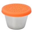 thumbnail image 2 of Small Stainless Steel Container, Salad Dressing Container, Dishwasher Safe Portable Dressing Cup With Lid For Essential Oil 70ml, 2 of 8