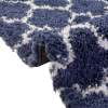 thumbnail image 7 of Unique Loom Rabat Shag Collection Area Rug - Marble (7' 10" x 10' Rectangle Navy Blue/Ivory), 7 of 7