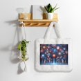 thumbnail image 5 of Yiaed Fireworks1 Print Fluffy Shoulder Bag Plush Bags Women Ladies Tote Bag Fluffy White Furry Purse Handbag for Autumn and Winter, 5 of 7