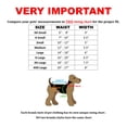 thumbnail image 2 of Pack – 2pcs Waterproof Diapers Dog Belly Band With Absorbent Pad Male Wrap Reusable Black Sz XL (waist 16" - 20"), 2 of 4