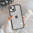 thumbnail image 1 of Candy Shockproof Silicone Bumper Phone Case For iPhone 15 14 11 12 13 Pro Max X XS XR 8 7 Plus Transparent Protection Back Cover Black For iPhone 8 7, 1 of 6