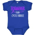 thumbnail image 3 of Inktastic Tougher Than Cystic Fibrosis Boys or Girls Baby Bodysuit, 3 of 5