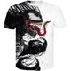 thumbnail image 1 of "Xishao Playera Manga Larga Hombre Black Skull Men Skeleton T-Shirt Punk Rock Gun Blue T-Shirts 3D Print T-Shirt Vintage Mens Clothing Summer White Tops" Xishao ropa, 1 of 2