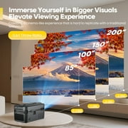 [Auto Focus] Magcubic HY450C 900ANSI Brightness Projector 8K 1080P Native Ultra Short Throw WiFi6 BT5.4 Auto Offset Home Theater Voice Control Smart Portable Projector HY450C