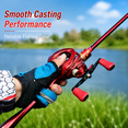 thumbnail image 4 of Dayjoy Casting Rod Baitcasting Reel Combo, 7.2:1Gear Ratio Magnetic Braking Fishing Kit with Complete Tackle Gear, 4 of 7