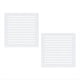 thumbnail image 1 of 2 Piezas de Ventilación de Ático Ventilación A Dos Aguas Ventilación de Pared de Aluminio Ventilación de Cobertizo de Metal con de Pantalla Rejilla de Ventilación Cuadrada, 1 of 8