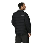 Frogg Toggs Co-Pilot Insulated Puffer Jacket, Water-Repellent Jacket for Men, Black, Small