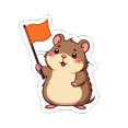 thumbnail image 5 of cartoon Hamster Theme Stickers, Waterproof Hamster Theme Sticker for Water Bottle Laptop Phone Cases Planner Skateboard Luggage Helmet Party Favor Decor, Ideal for Adults Teens Teacher Rewards, 5 of 9