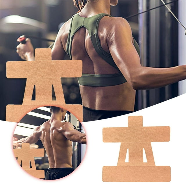 Shoulder Muscle Tape For And Cut Elastic Sports Strapping For Stretching Support & Injury Prevention Water Breathable Kinesiol Yoga Strap for Stretching Hand Stand Assist Metal Yoga Strap for