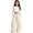 Beige, variant on Grblisyd Girls Sweatpants Barrel Pants Baggy Wide Leg Drawstring Open Bottom Casual Sweat Pants with Pockets