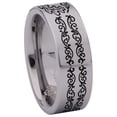 thumbnail image 3 of Oakleaf Knotwork Tungsten Carbide Ring, 3 of 9