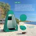 thumbnail image 4 of Pop Up Shower Tent, Portable Privacy Camping Changing Tent, Camp Toilet Bathroom Pod with Rain Shelter & Windows, UPF 50+ & Waterproof, 47.2" x 47.2" x 74.8", 4 of 18