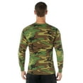 thumbnail image 6 of Rothco Long Sleeve Camo T-Shirt, Woodland Camo, 3XL, 6 of 6