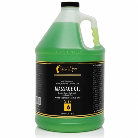 FOOT SPA - Professional Massage Oil for Body, Hand and Feet Eucalyptus Extract, 128 oz