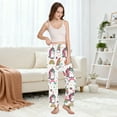 thumbnail image 5 of Dailycode Women's Pajama Pants Wide Leg Lounge Pj Bottoms With Pockets Cute Unicorns and Rainbow, 5 of 7