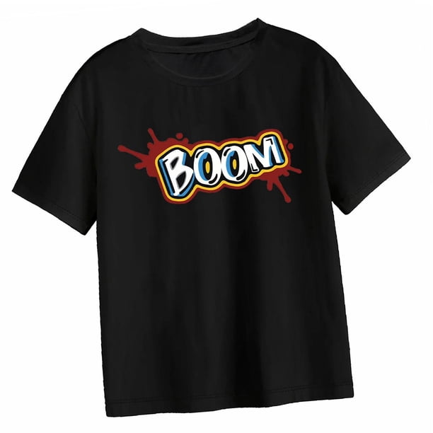 Camisetas de manga corta para mujer, ropa de calle, estampado negro, transpirable, redondas XL