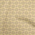 thumbnail image 1 of oneOone Cotton Poplin Yellow Fabric Floral Craft Projects Decor Fabric Printed By The Yard 56 Inch Wide, 1 of 4
