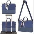thumbnail image 2 of Laptop Bag 13.3 Inch - for Women Carrying Computer Shoulder Messenger Case Blue, 2 of 6